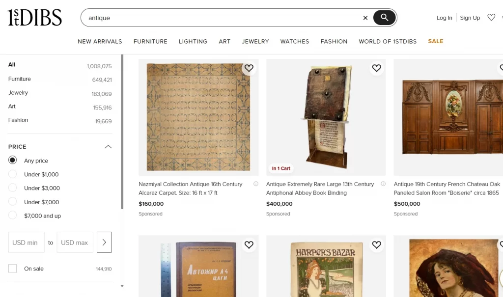 1stDibs antiques 1stDibs antiques