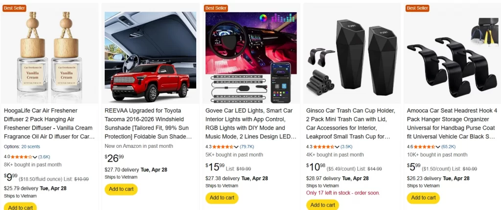 Car accessories Car accessories