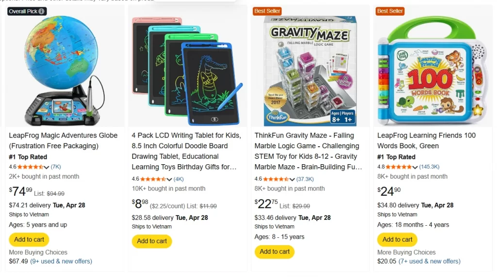 Educational toys on amazon Educational toys on amazon