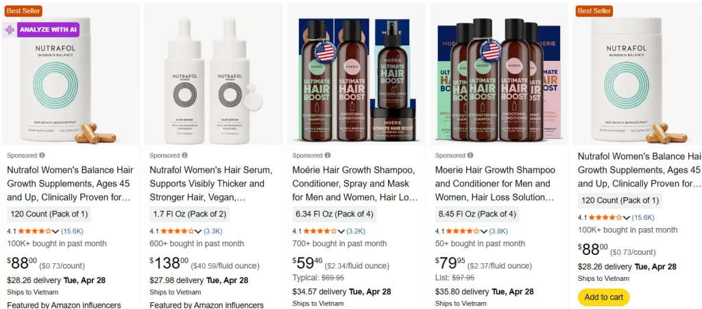 Hair growth oils and serums on amazon Hair growth oils and serums on amazon