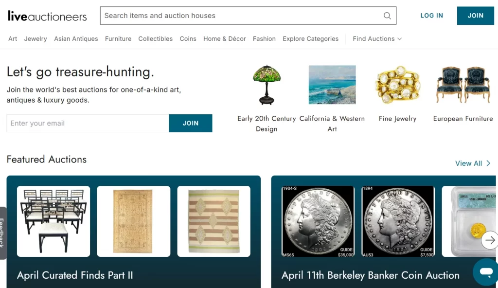 LiveAuctioneers antiques LiveAuctioneers antiques