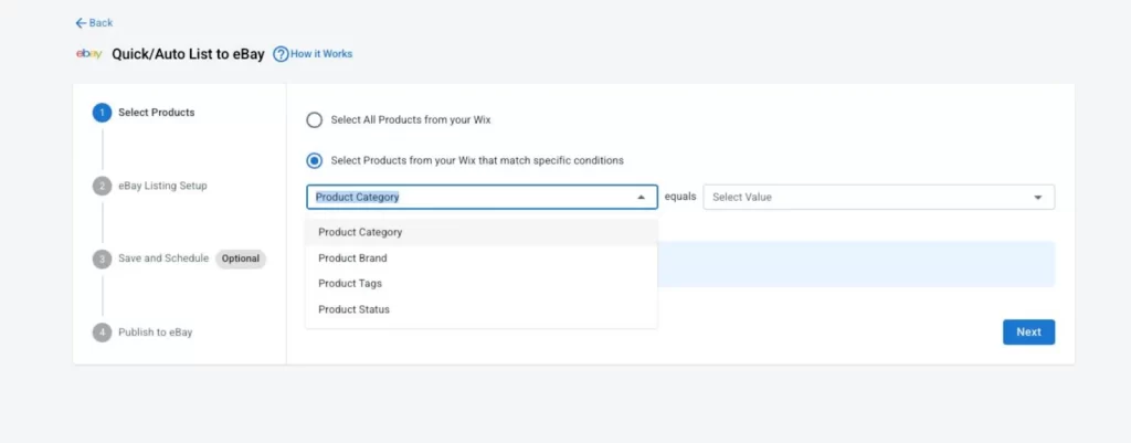 Wix eBay integration 10 Autolist product on Wix eBay integration guide