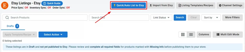 quick publish to etsy quick publish to etsy