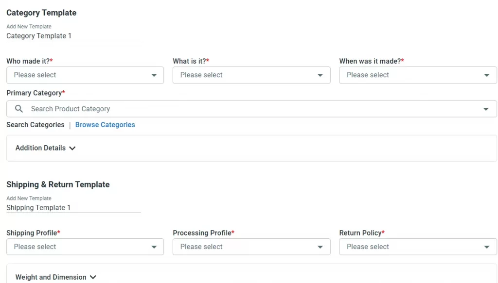 set up etsy listing set up etsy listings