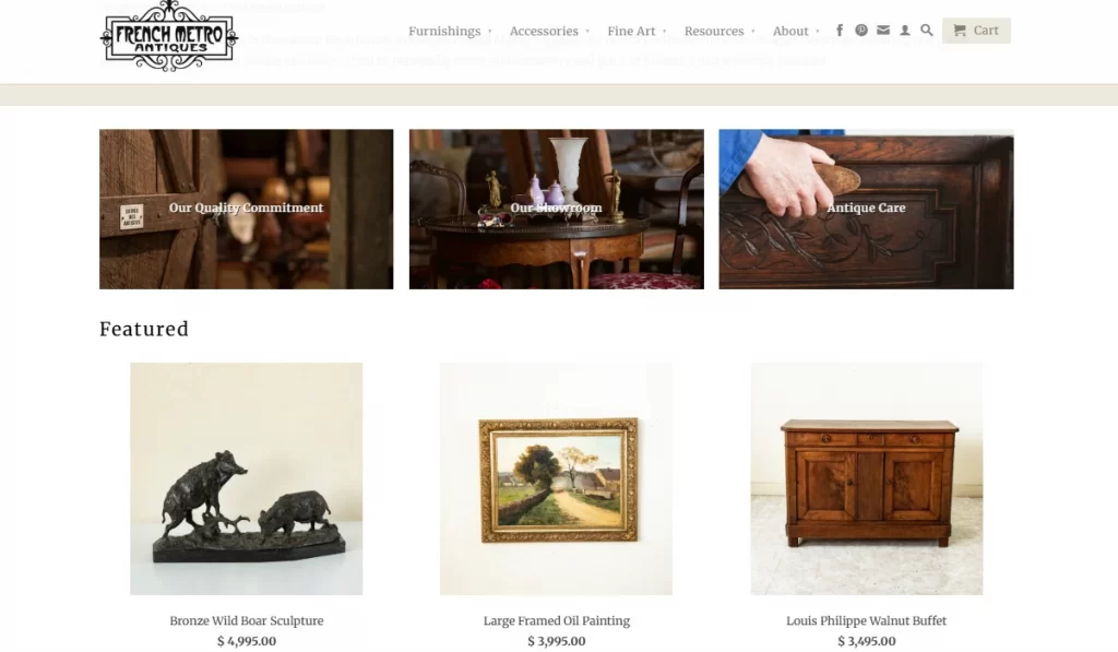 shopify antiques store example shopify antiques store example
