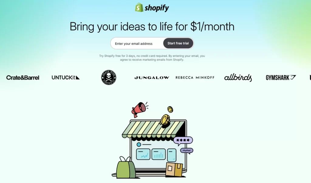 Create shipify account