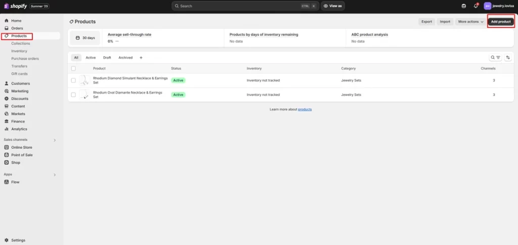 Add product webstore 