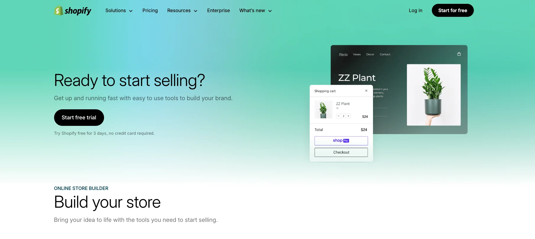 Shopify eCommerce platform
