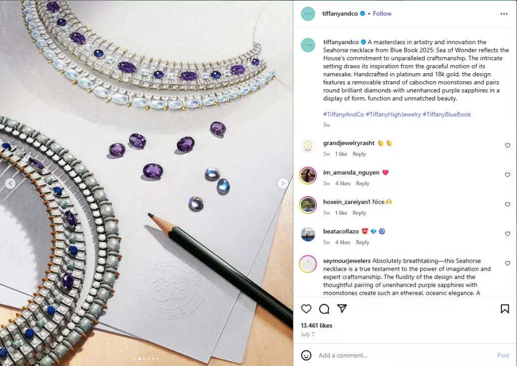 Show product details with Instagram carousels
