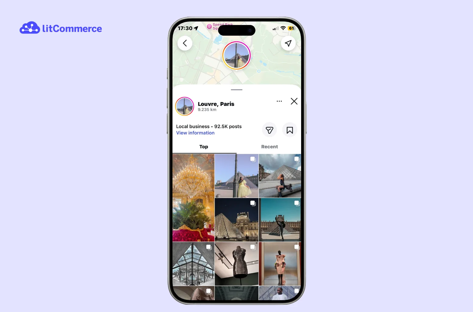 Add a location to your Instagram post