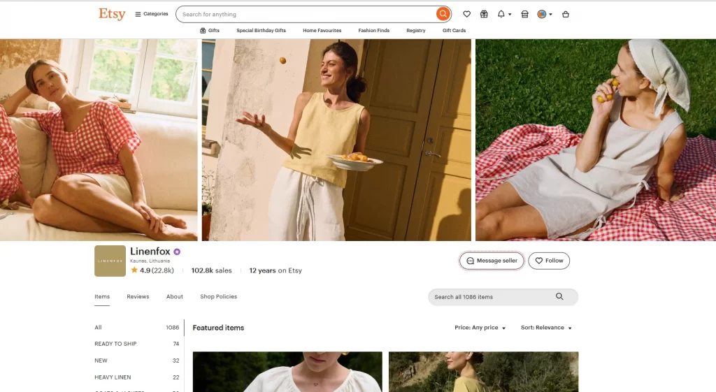 Add keywords in your Etsy shop name