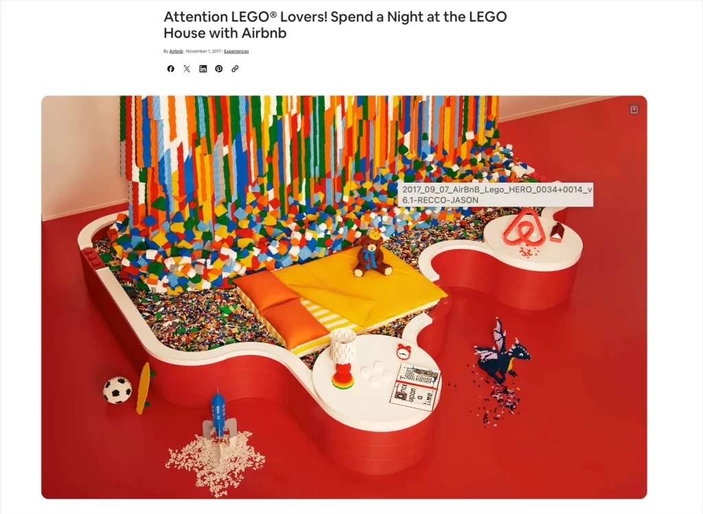 LEGO x Airbnb