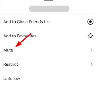 mute someone stories on instagram