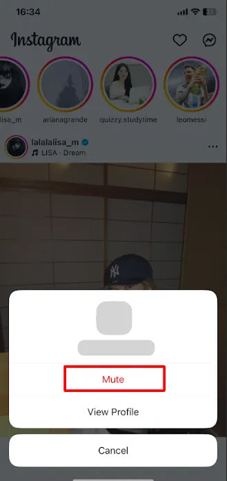 how to mute stories on instagram