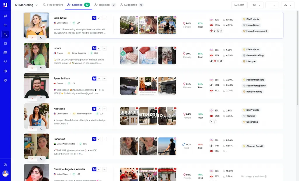 upfluencer best influencer marketing platforms