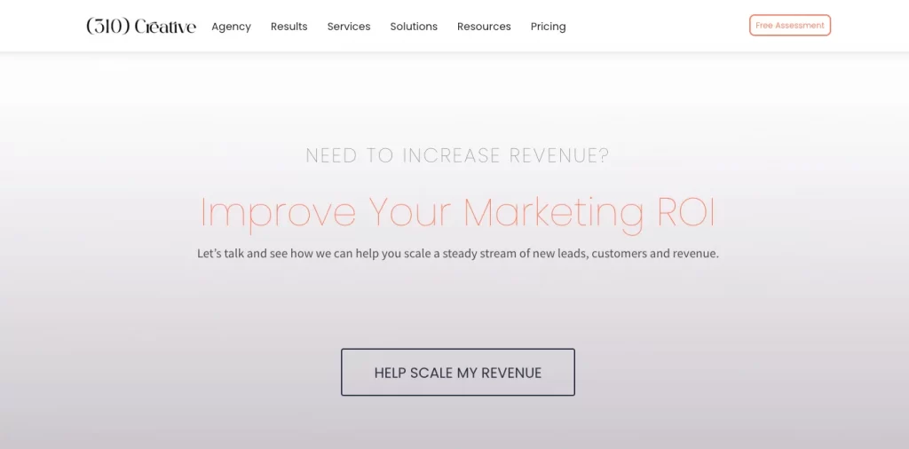 301 Creative CTA example