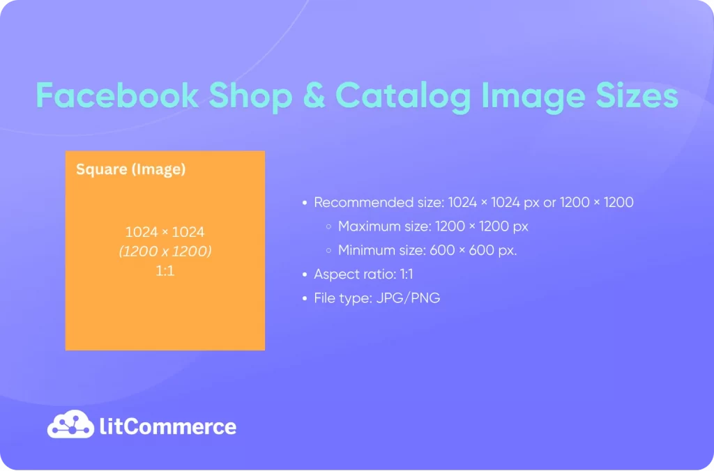 Facebook Shop Catalog Image Sizes