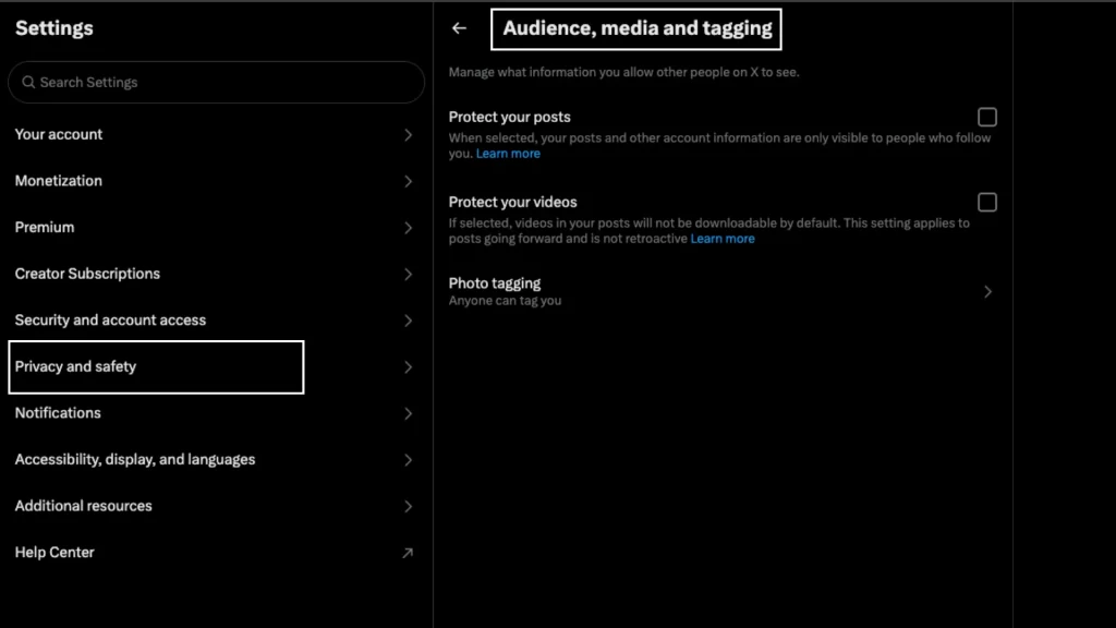 Make your tweets public on X