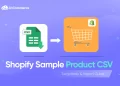 Shopify Sample Products CSV