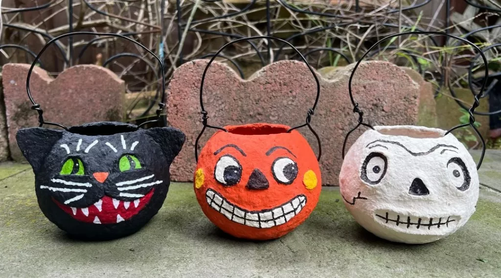 Halloween trick-or-treat buckets