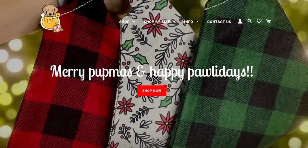 handmade dog badanas