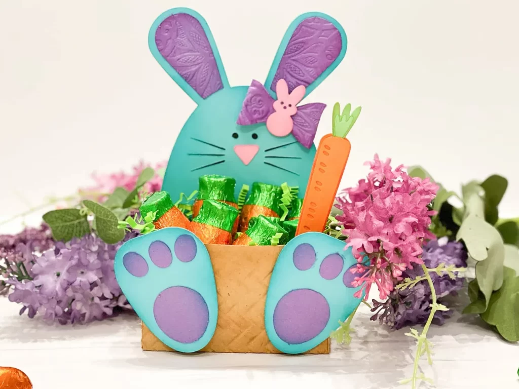 Easter bunny basket décor