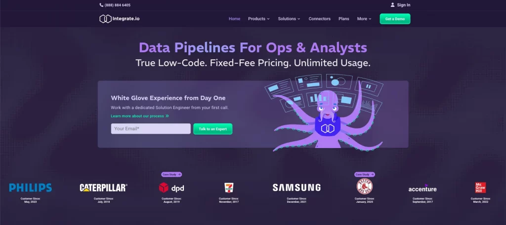 Integrate.io is a low code data integration Integrate.io is a low-code data integration