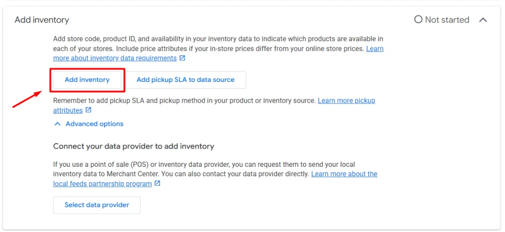 Add inventory for your ads Add inventory for your ads