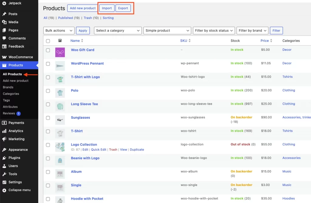 How to integrate Etsy to WooCommerce3 Import Etsy products on All product tab on WooCommerce to integrate Etsy to WooCommerce