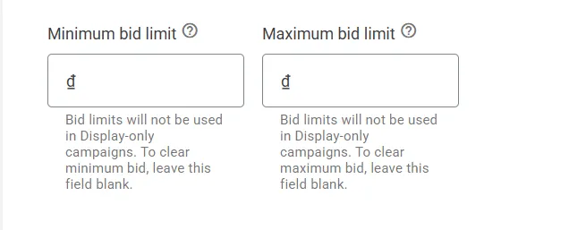 enter bid limit enter bid limit
