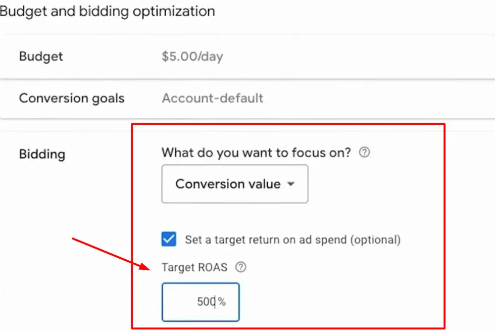 target roas in maximize conversion value target roas in maximize conversion value