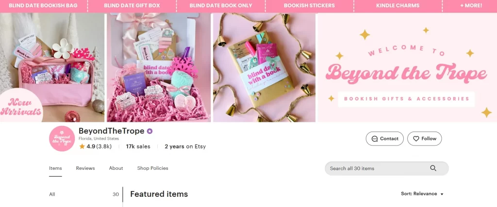 BeyondTheTrope etsy BeyondTheTrope etsy