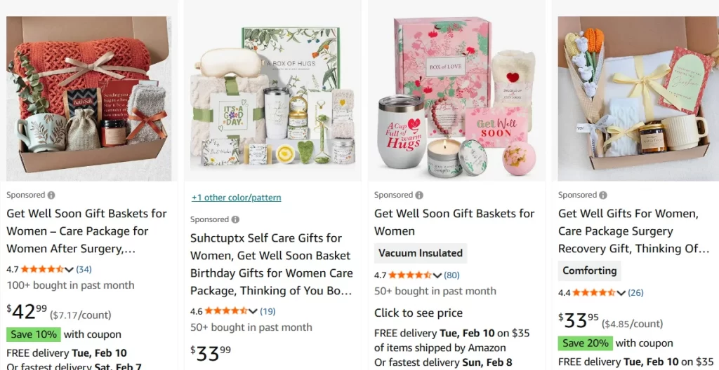 Get well soon gift baskets Get well soon gift baskets