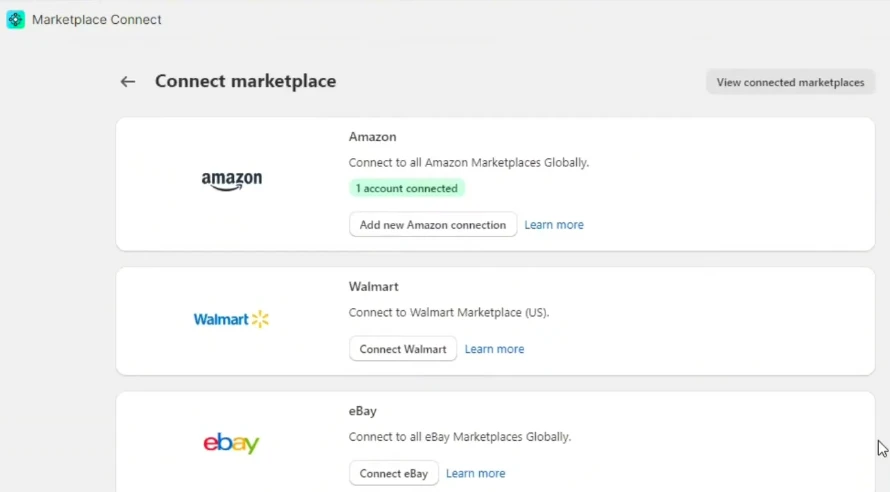 connect marketplaces to shopify connect marketlace to shopify