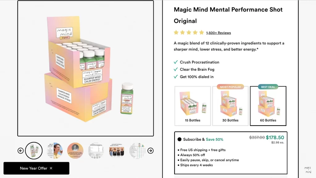 supplements on a Shopify store supplements on a Shopify store