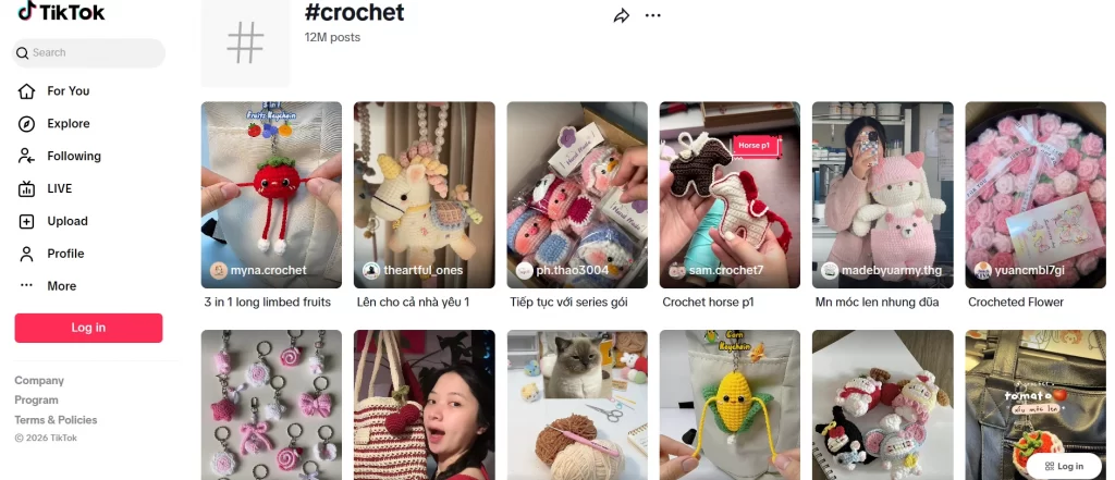 crochet hasthtag on tiktok crochet hashtag on tiktok