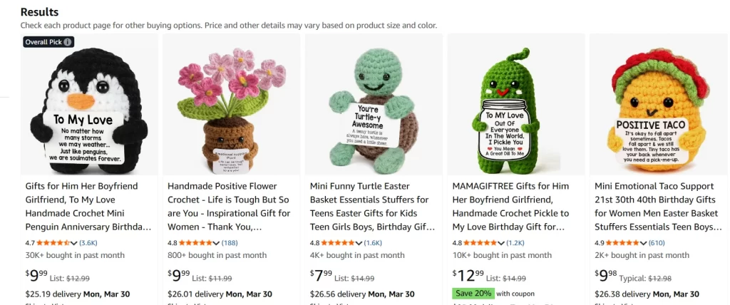 crochet items on amazon handmade crochet items on amazon handmade