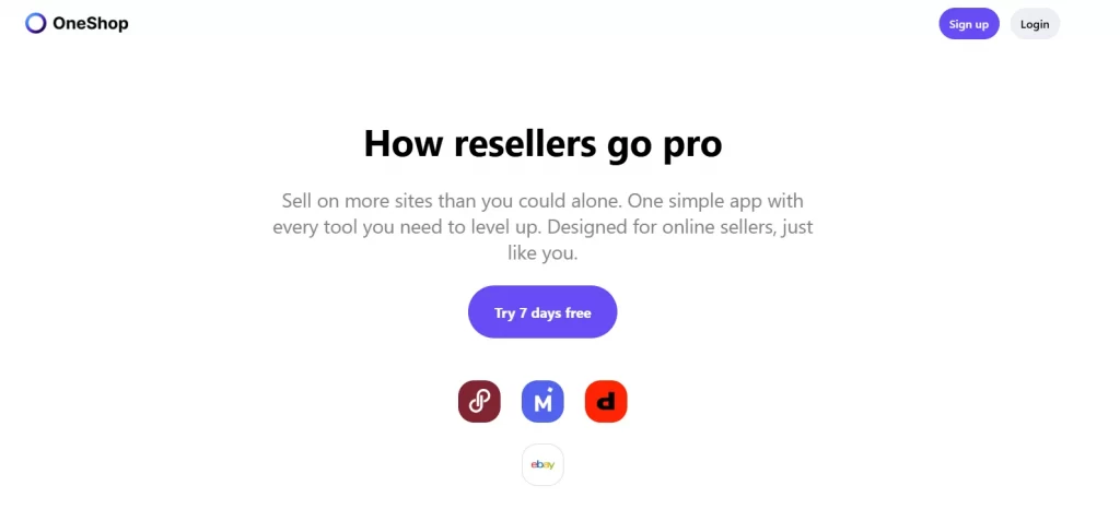 OneShop screenshot OneShop screenshot