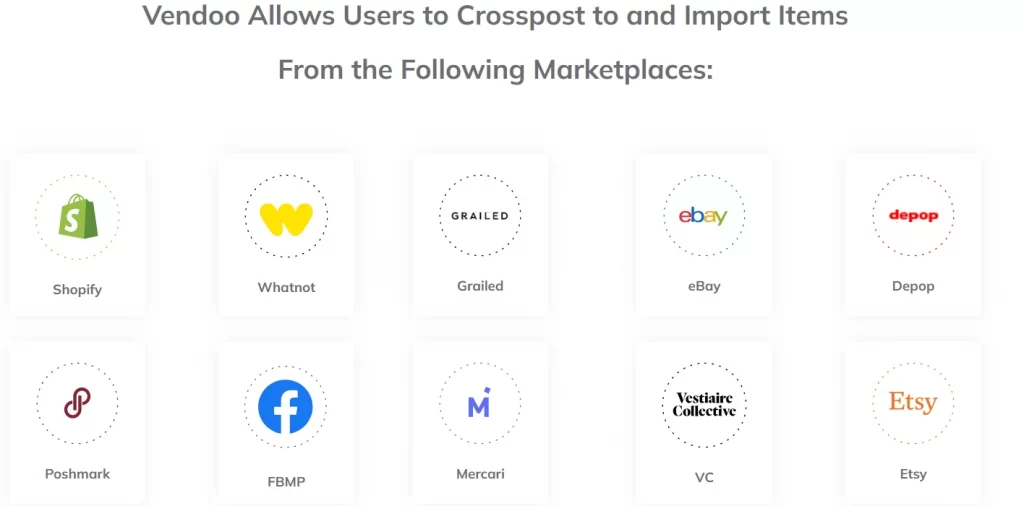 vendoo supported channels vendoo supported channels