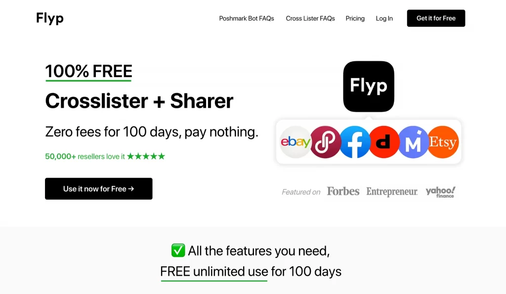 List Perfectly Alternatives6 Flyp website
