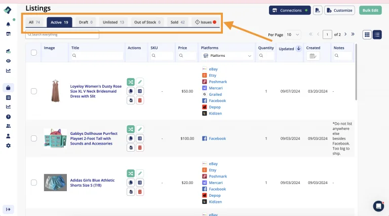 List Perfectly vs LitCommerce10 List Perfectly vs LitCommerce10