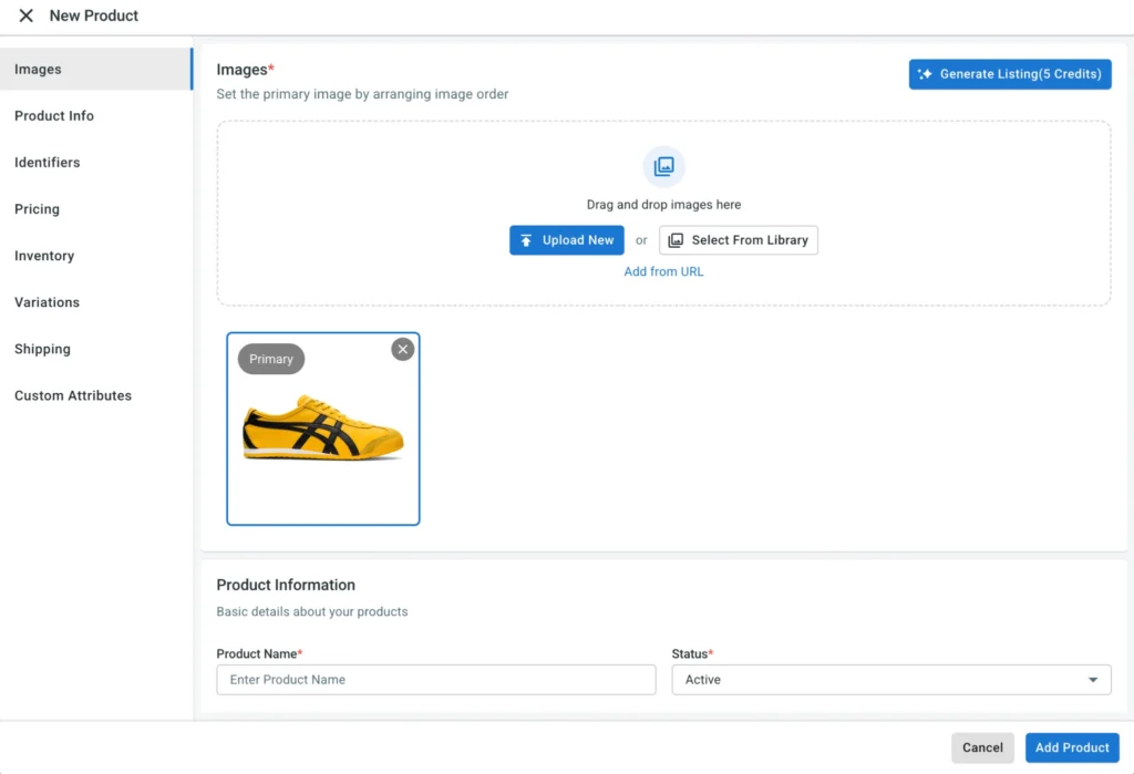 How To Sell On Multiple Marketplaces6 Create listings using AI image to listings