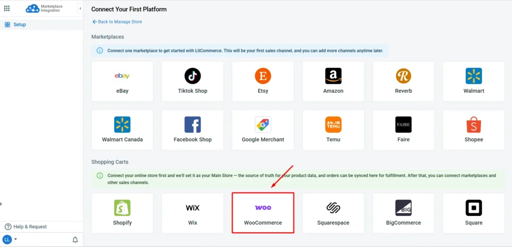 connect woocommerce to litcommerce Connect WooCommerce to LitCommerce