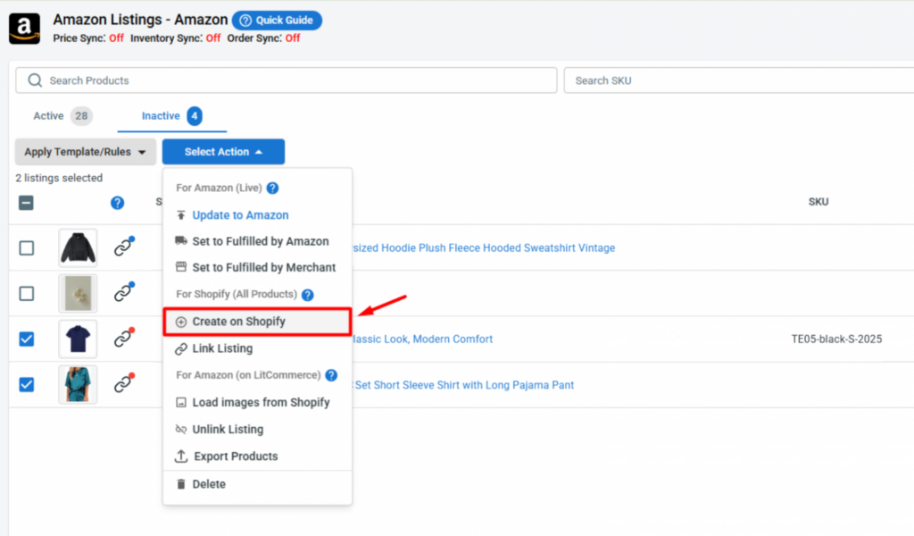 select create on shopify Select create on Shopify