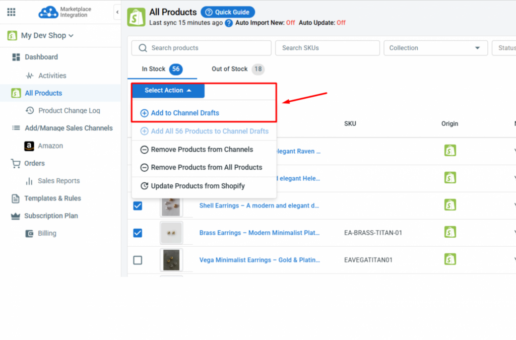select shopify products to list on amazon ebay select Shopify products to list on Amazon, eBay