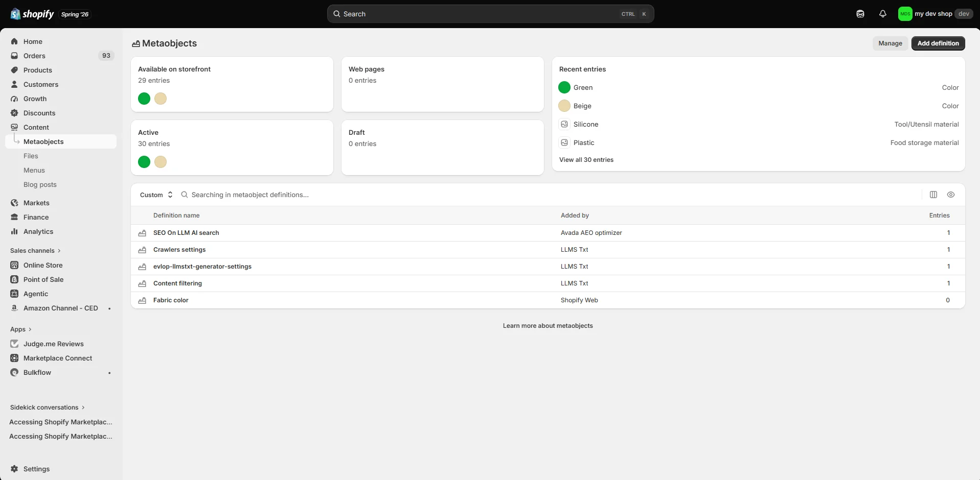 shopify content shopify content