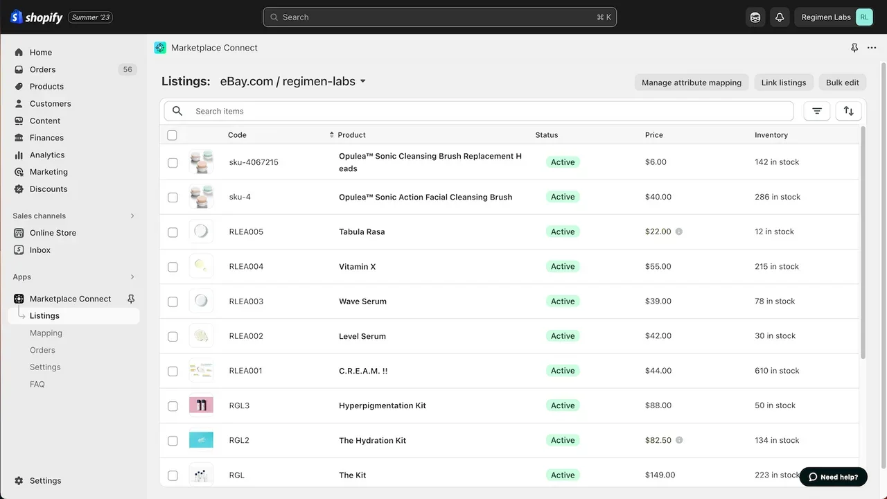 Best eBay Integration Apps for Shopify12 Managing eBay listings in the Shopify Marketplace Connect dashboard