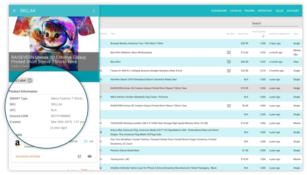 Zentail vs LitCommerce3 Zentail: Bulk editing and centralized catalog management interface