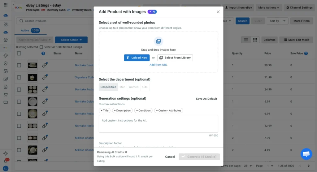 Zentail vs LitCommerce5 LitCommerce: AI Image-to-Listing and AI-Powered Listing Optimization features