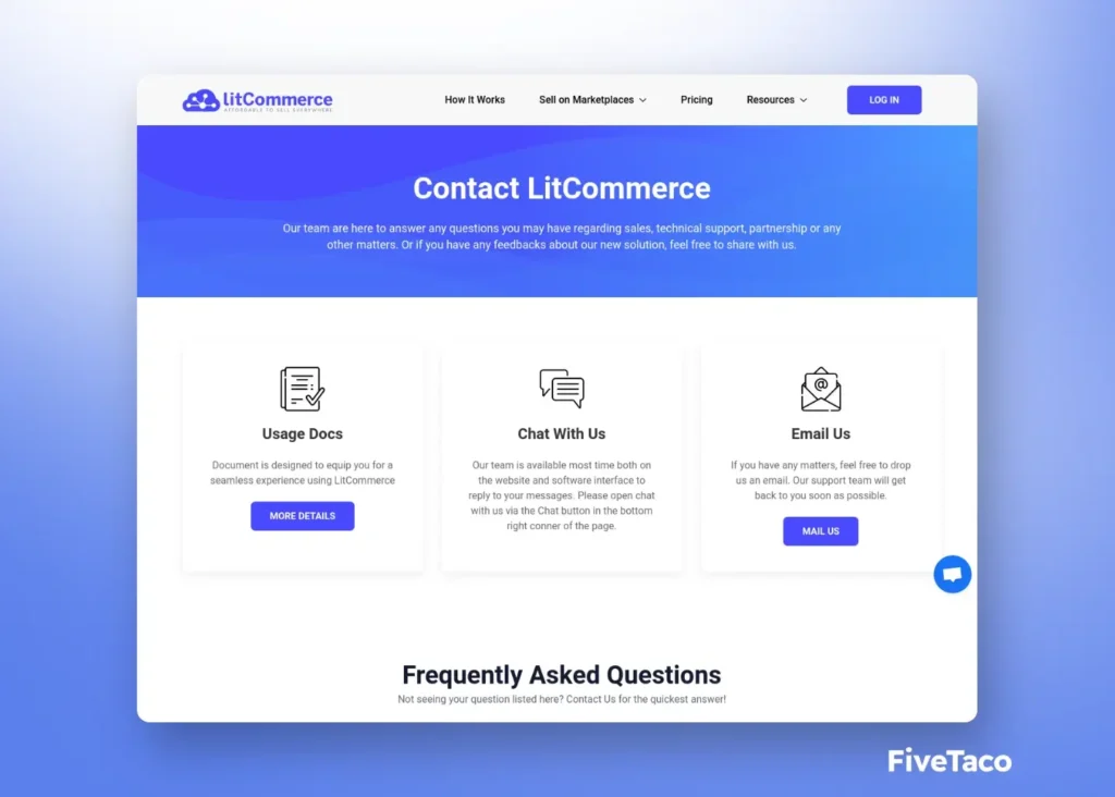 Zentail vs LitCommerce8 LitCommerce: Self-serve onboarding, guided templates, and Quick Publish interface